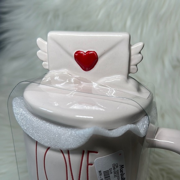 Rae Dunn Love Letters Mug with Red Heart - Picture 2 of 6